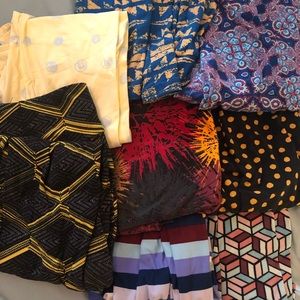 Lularoe TC Geometric/Fun Leggings Bundle of 8
